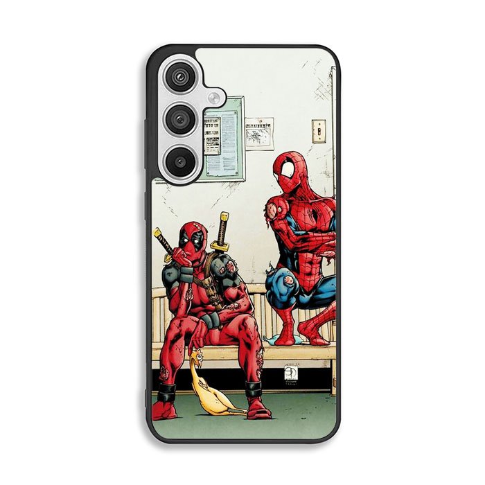 Funny Spiderman and Deadpool Samsung Galaxy A26 Case FE2519