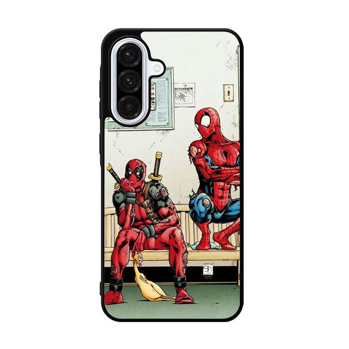 Funny Spiderman and Deadpool Samsung Galaxy A36 Case FE2519