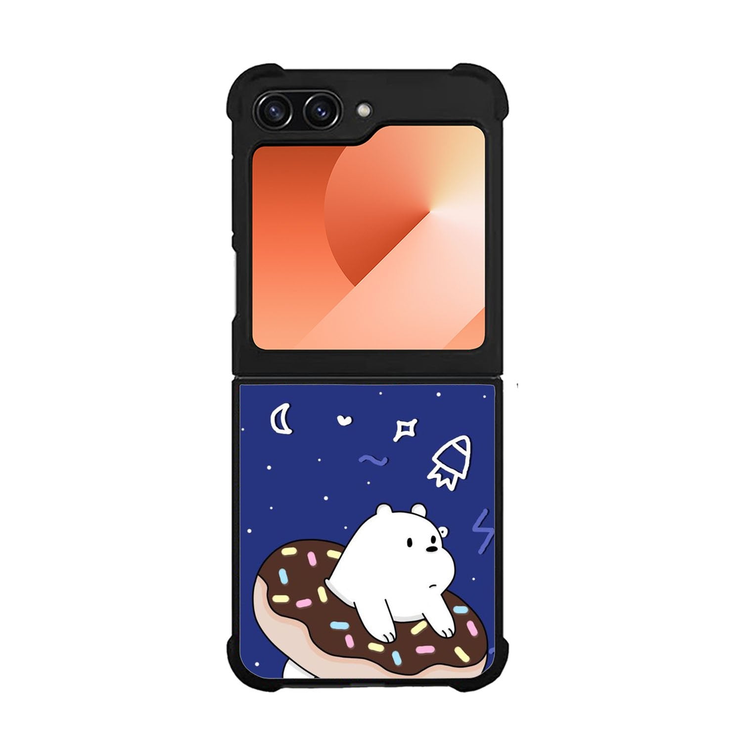 We Are Bare Bears Donut Case Samsung Galaxy Z Flip 6 5G BC2904