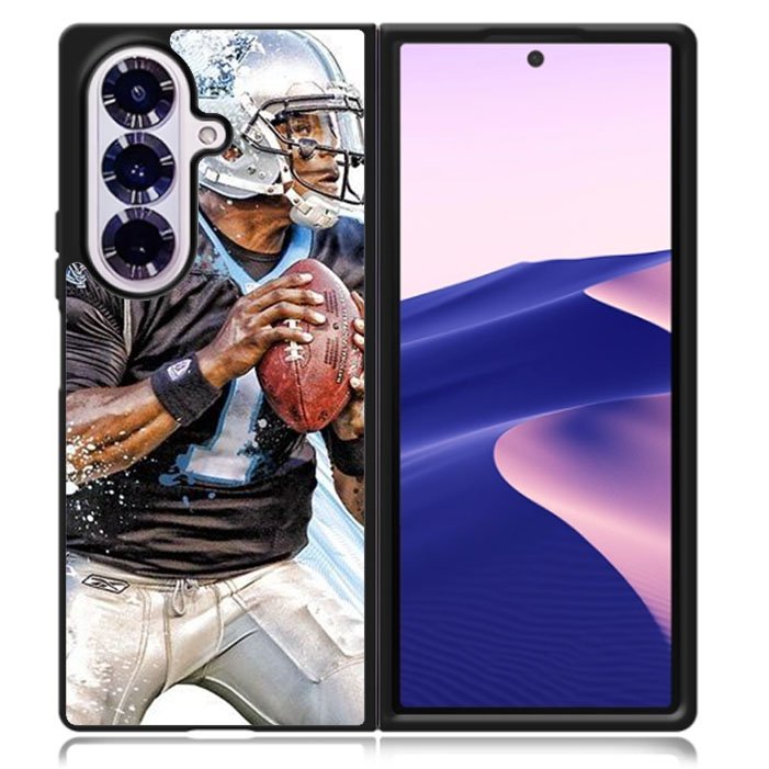 Cam Newton Carolina Panthers Samsung Galaxy Z Fold 7 5G Case BC2918