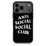 Anti Social Social Club iPhone 17 Pro Case BC2813