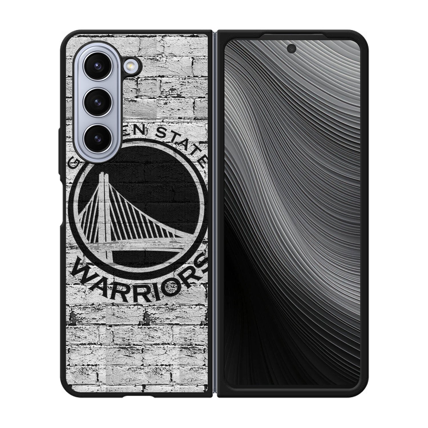 Golden State Warriors Logo In The Wall Case Samsung Galaxy z Fold 5 5G BC2835