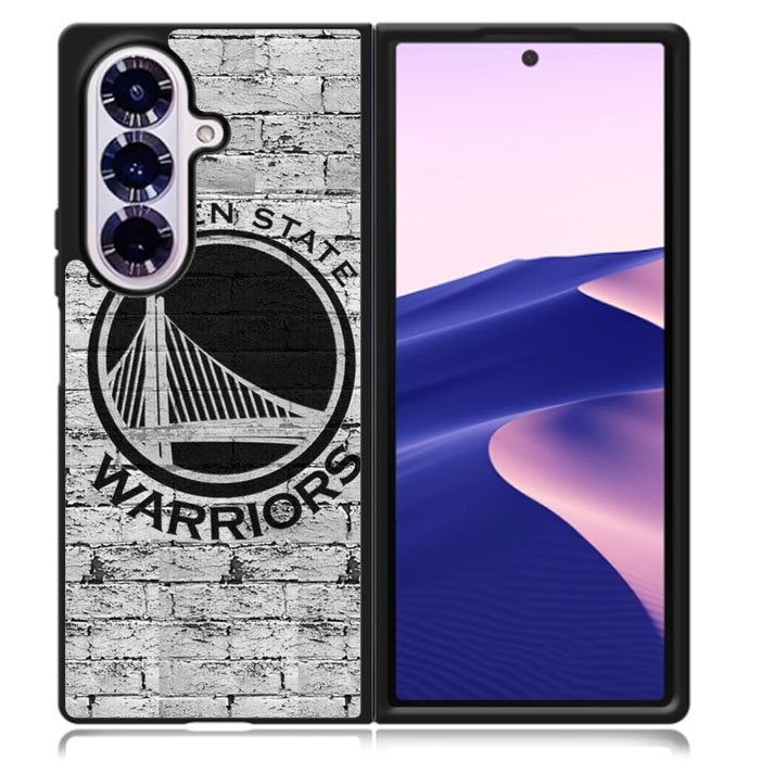 Golden State Warriors Logo In The Wall Samsung Galaxy Z Fold 7 5G Case BC2835