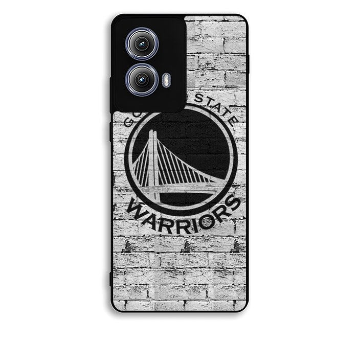 Golden State Warriors Logo In The Wall Motorola Moto Edge 2024 Case BC2835