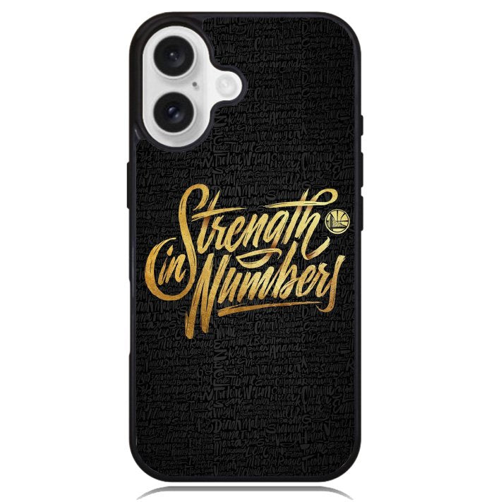 Golden State Warriors Typography Case iPhone 16 BC2840