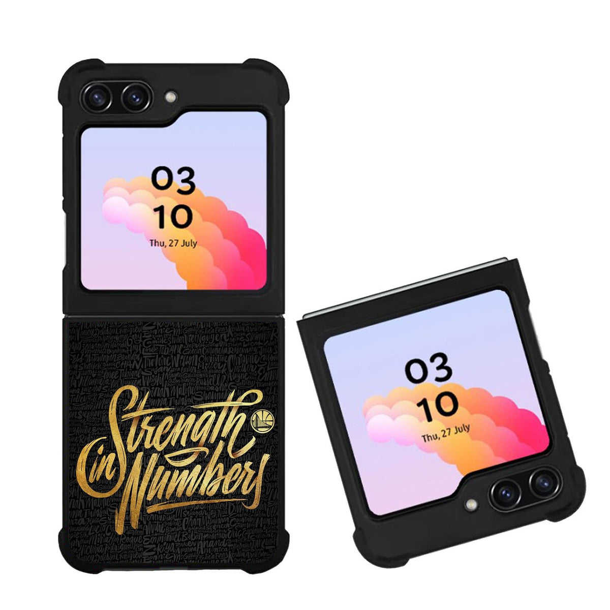 Golden State Warriors Typography Case Samsung Galaxy Z Flip 5 5G BC2840