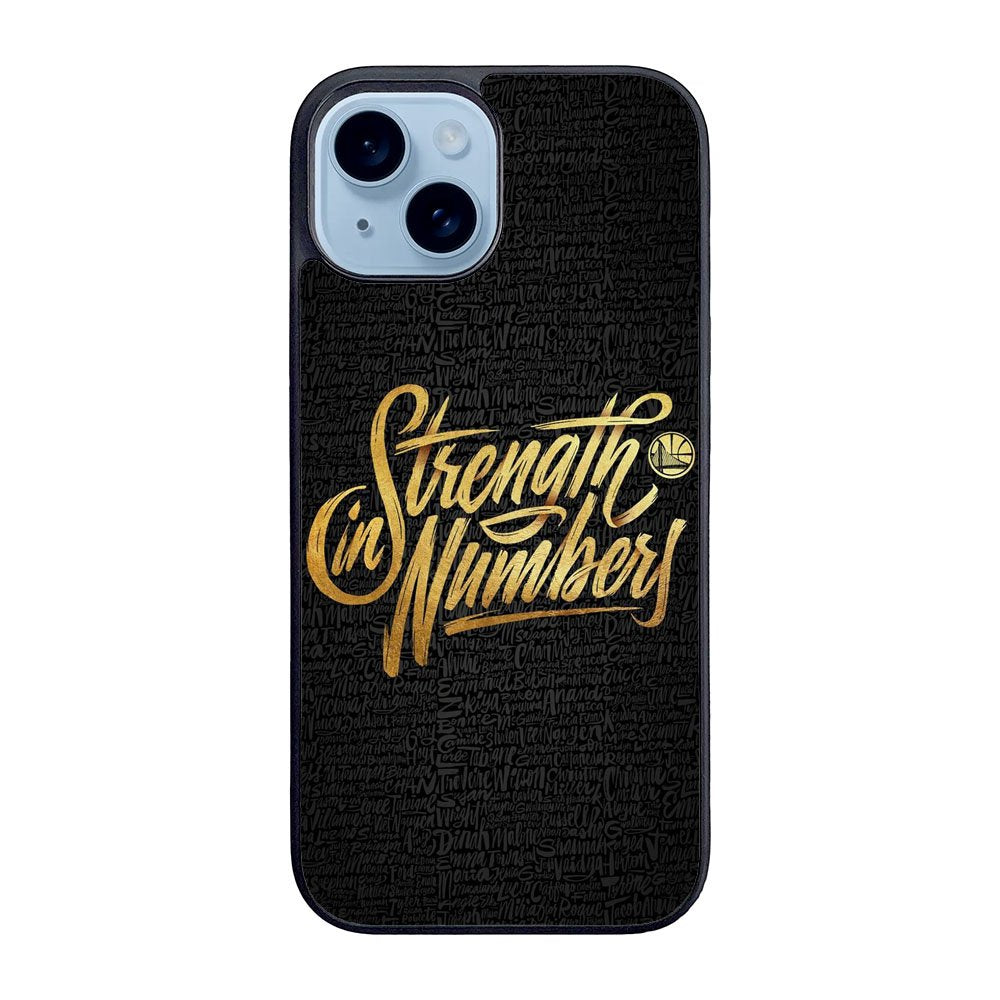 Golden State Warriors Typography Case iPhone 15 Plus BC2840