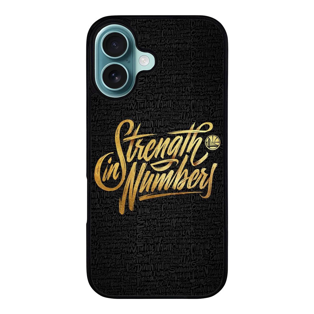 Golden State Warriors Typography Case iPhone 16 Plus BC2840