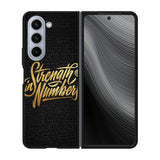 Golden State Warriors Typography Case Samsung Galaxy z Fold 5 5G BC2840