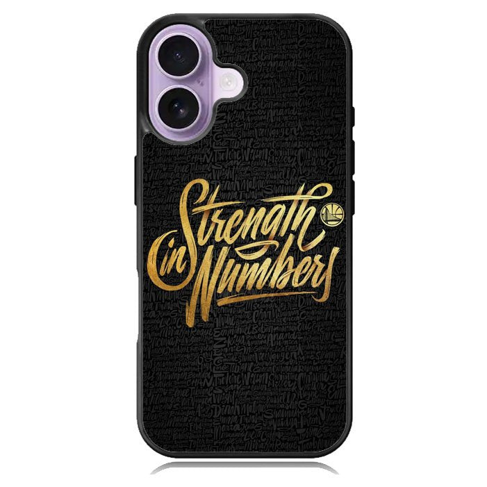 Golden State Warriors Typography iPhone 17 Case BC2840