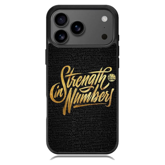 Golden State Warriors Typography iPhone 17 Pro Case BC2840