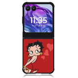 Betty Boop Red Background Motorola Moto Razr 2024 , Moto Razr 50 Case