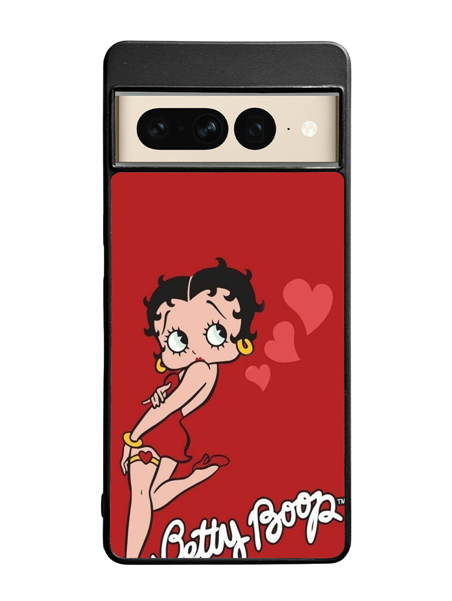 Betty Boop Red Background Google Pixel 7 Pro Case