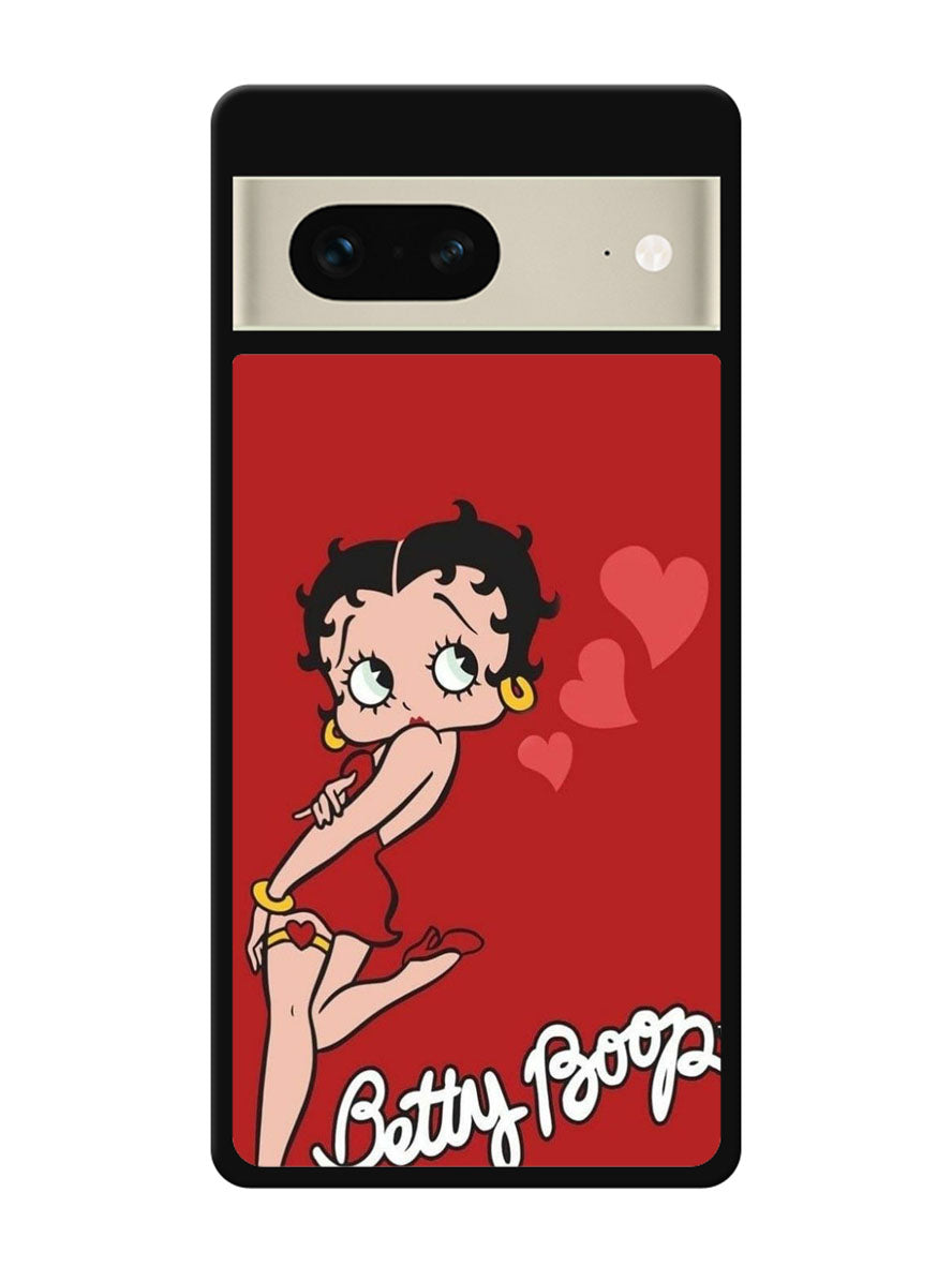 Betty Boop Red Background Google Pixel 7 Case