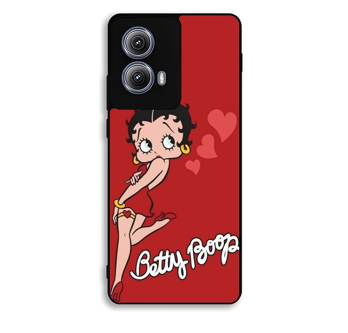Betty Boop Red Background Motorola Moto Edge 2024 Case FE5695
