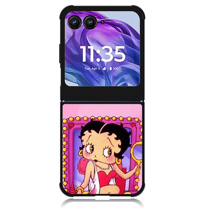 Betty Boop and Dog Motorola Moto Razr 2024 , Moto Razr 50 Case