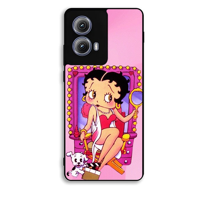 Betty Boop and Dog Motorola Moto Edge 2024 Case FE1324