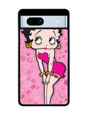 Betty Boop Pink Background flowers Google Pixel 7A Case