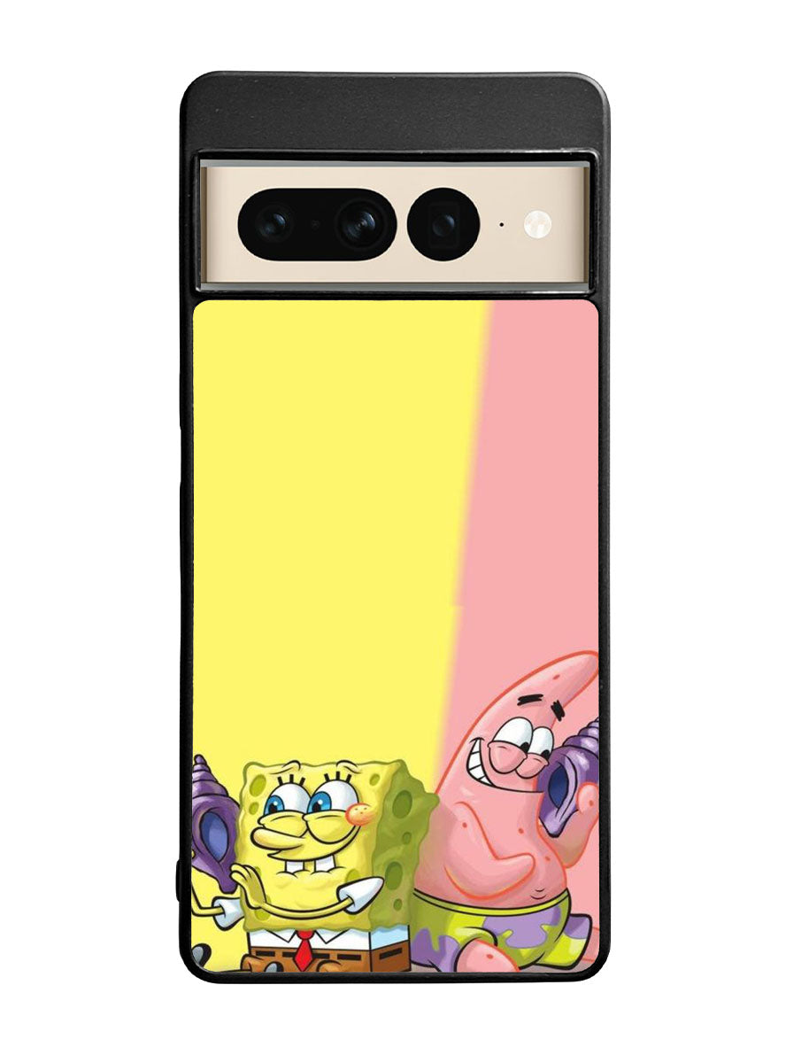 Spongebob And Patrick Google Pixel 7 Pro Case