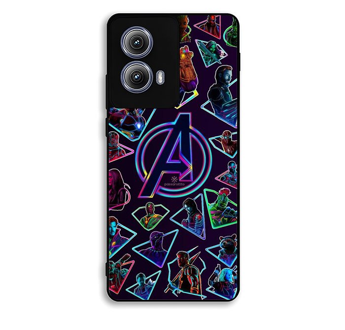 Avengers Logo And All Hero Motorola Moto Edge 2024 Case FE0967