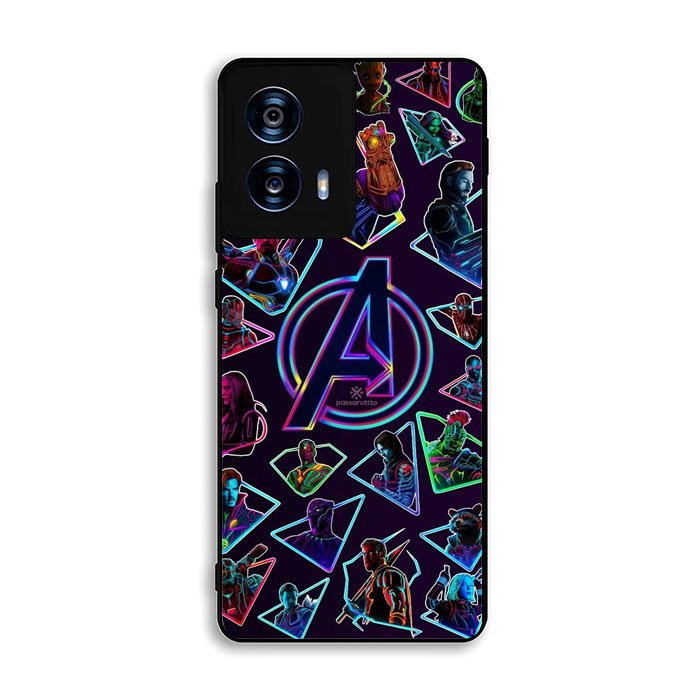 Avengers Logo And All Hero Motorola Moto G Power 5G 2024 Case FE0967