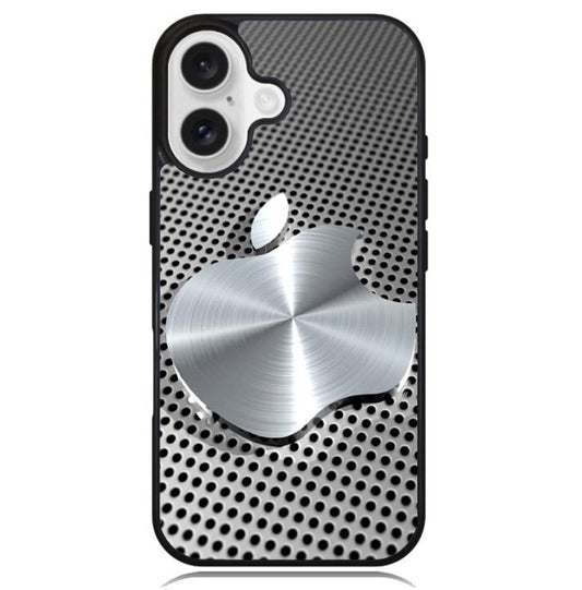 3D Apple Silver Case iPhone 16 BC2825