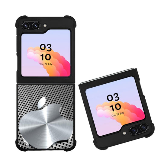 3D Apple Silver Case Samsung Galaxy Z Flip 5 5G BC2825