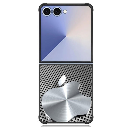 3D Apple Silver Samsung Galaxy Z Flip 7 Case BC2825