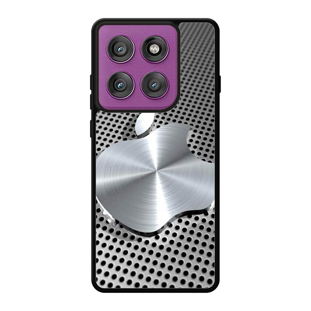 3D Apple Silver Case Motorola Moto Edge 60 Pro BC2825