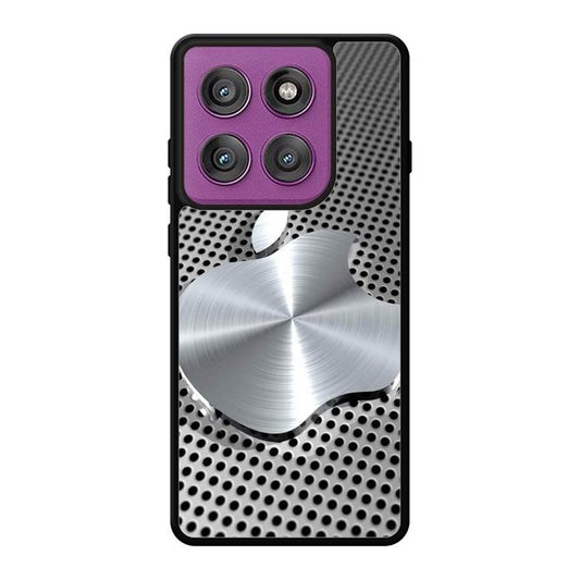 3D Apple Silver Case Motorola Moto Edge 60 Pro BC2825