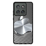 3D Apple Silver Case Motorola Moto Edge 2025 BC2825