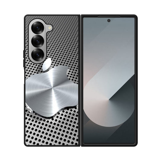 3D Apple Silver Case Samsung Galaxy Z Fold 6 5G BC2825