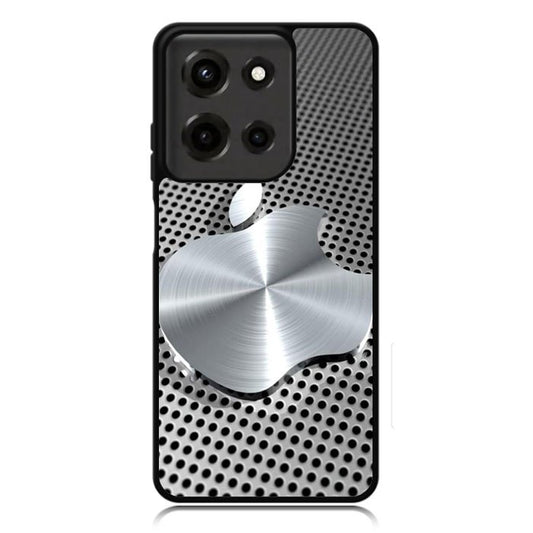 3D Apple Silver Motorola Moto G Power 5G 2025 Case BC2825