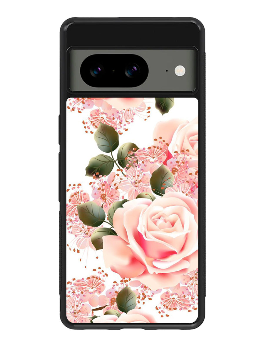Flowers Pink Google Pixel 8a Case