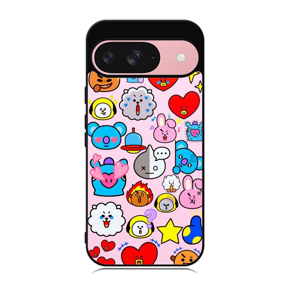 BTS BT21 Cute Pink Case Google Pixel 9 BC2910