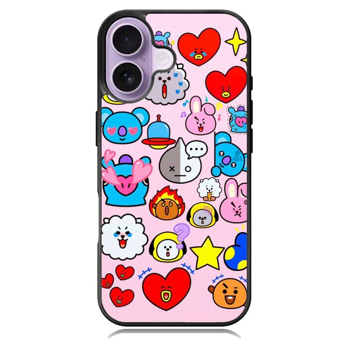 BTS BT21 Cute Pink iPhone 17 Case BC2910