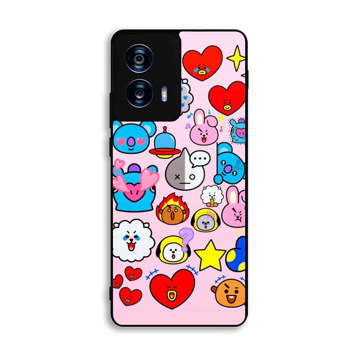 BTS BT21 Cute Pink Motorola Moto G Power 5G 2024 Case BC2910