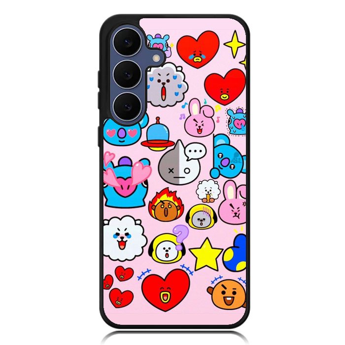 BTS BT21 Cute Pink Samsung Galaxy S25 FE Case BC2910
