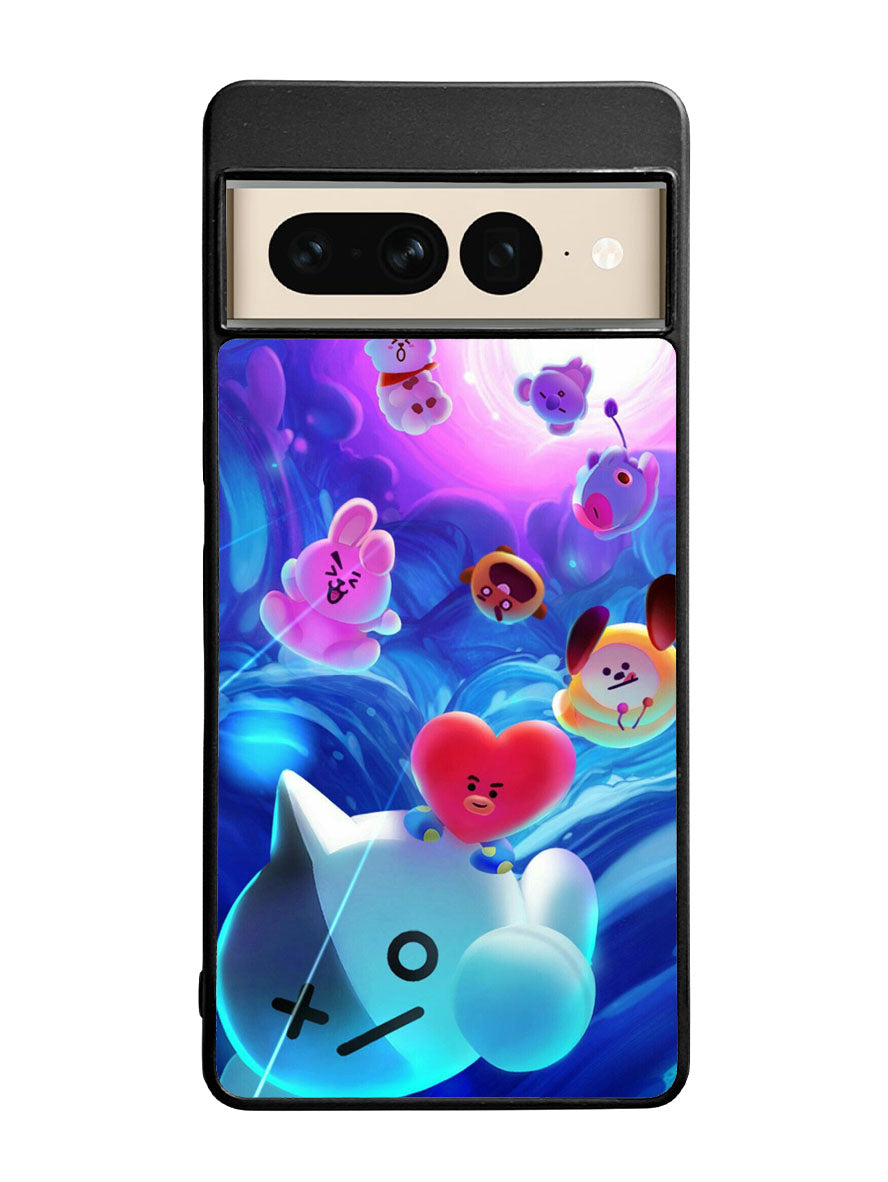 BTS BT21 Galaxy Google Pixel 7 Pro Case