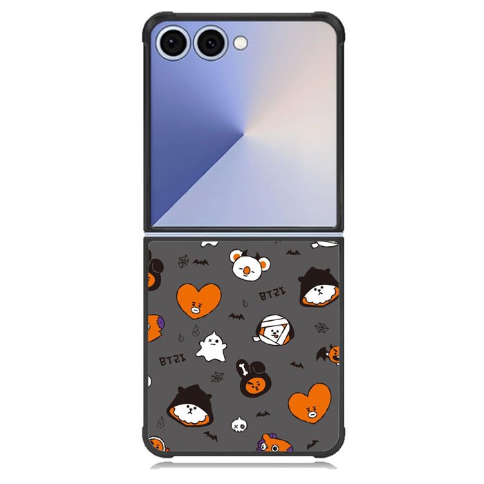 BTS BT21 Happy Halloween Samsung Galaxy Z Flip 7 Case BC2912