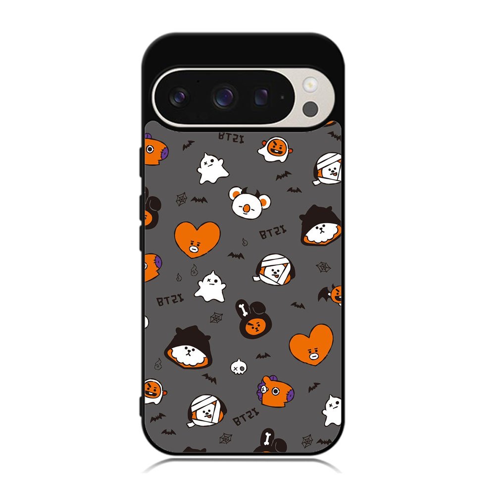 BTS BT21 Happy Halloween Case Google Pixel 9 Pro XL BC2912