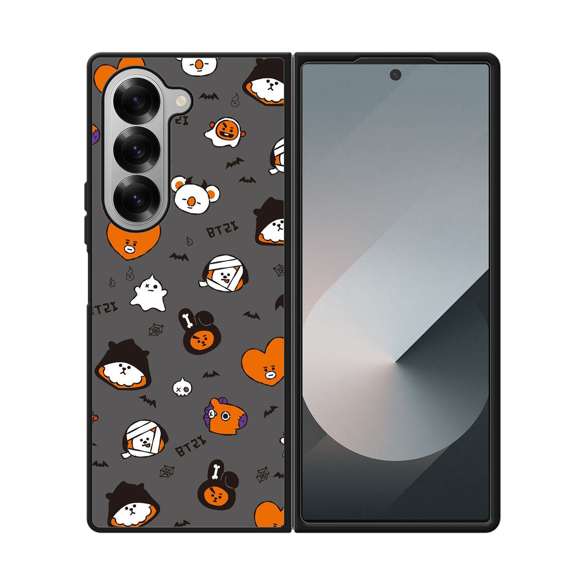 BTS BT21 Happy Halloween Case Samsung Galaxy Z Fold 6 5G BC2912