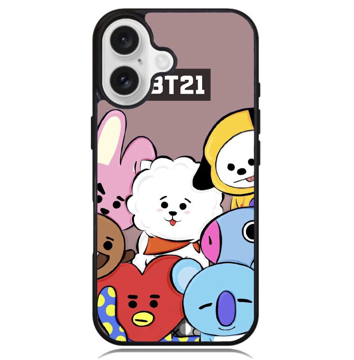 BTS BT21 Case iPhone 16 BC2913