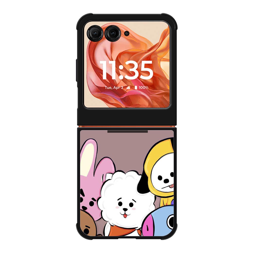 BTS BT21 Motorola Moto Razr 2025/2024 , Moto Razr 60/50 Case BC2913