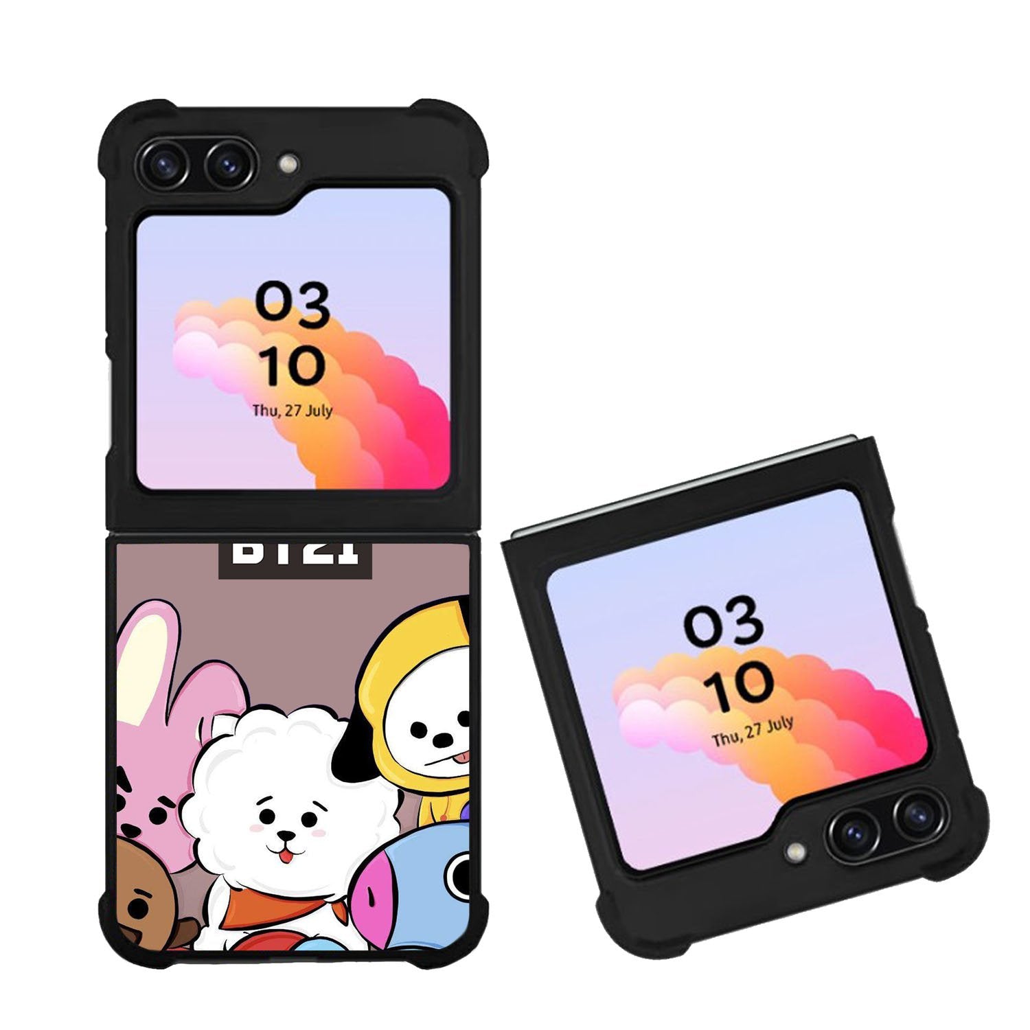 BTS BT21 Case Samsung Galaxy Z Flip 5 5G BC2913