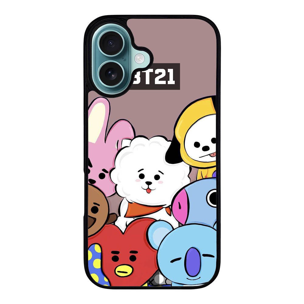 BTS BT21 Case iPhone 16 Plus BC2913