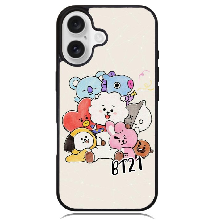 BTS BT21 Case iPhone 16 BC2914