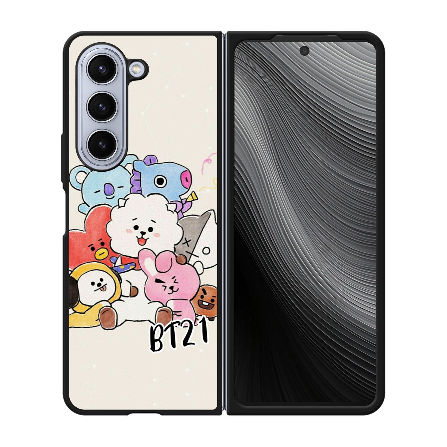 BTS BT21 Case Samsung Galaxy z Fold 5 5G BC2914