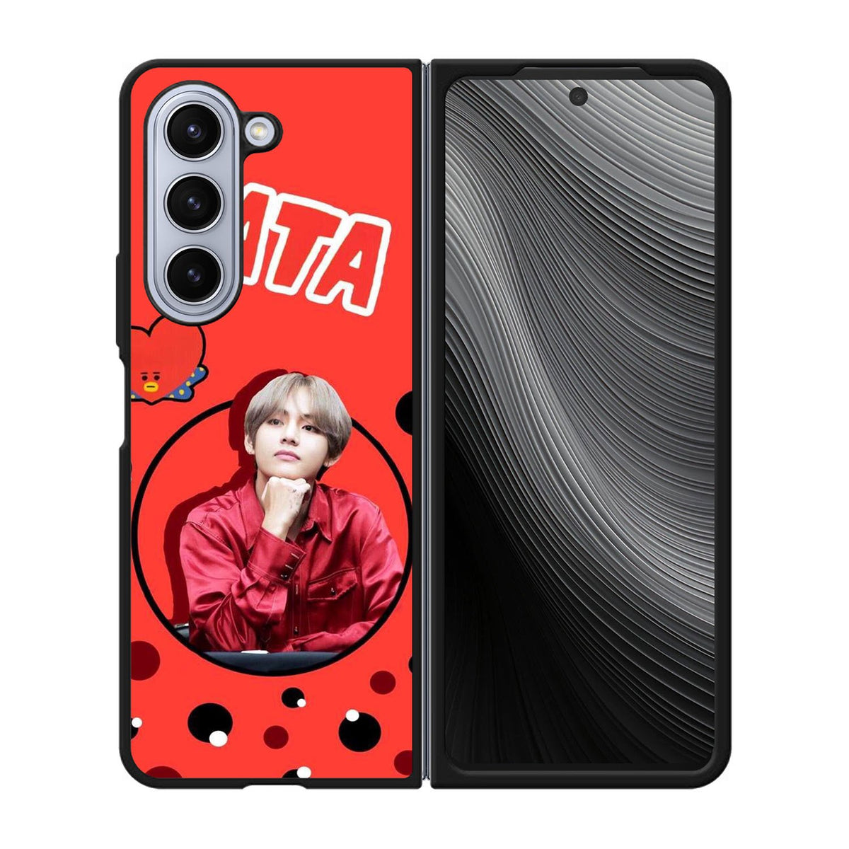BTS BT21 Tata Case Samsung Galaxy z Fold 5 5G BC2916