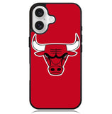 Chicago Bulls Red Logo Case iPhone 16 BC2923